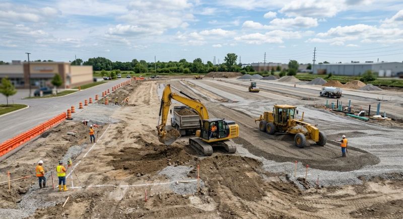 Commercial Site Preparation in Houston, TX