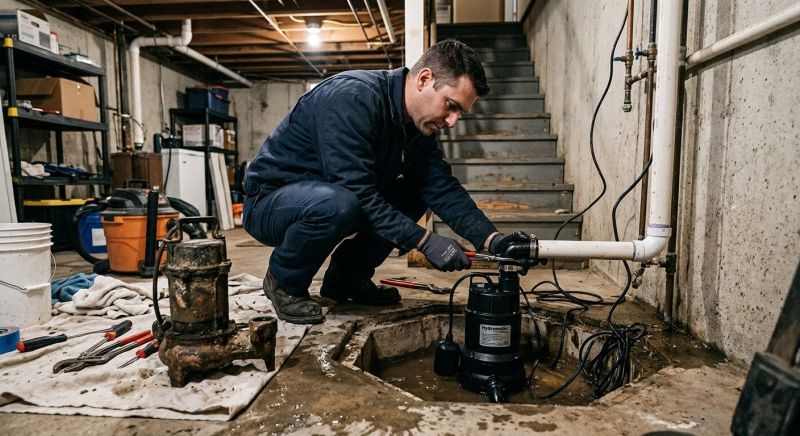 Sump Pump Installation in Providence, RI