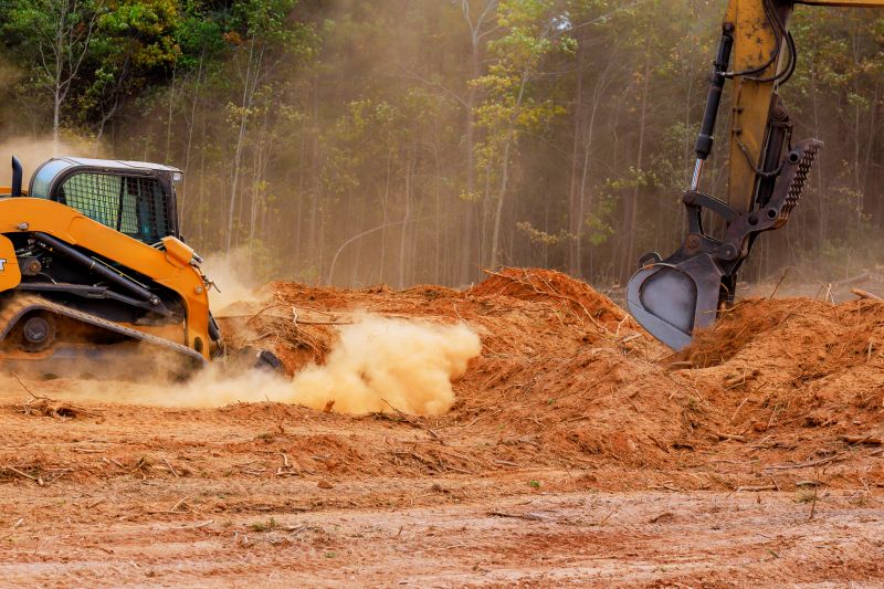 Bulldozer Clearing in Houston, TX