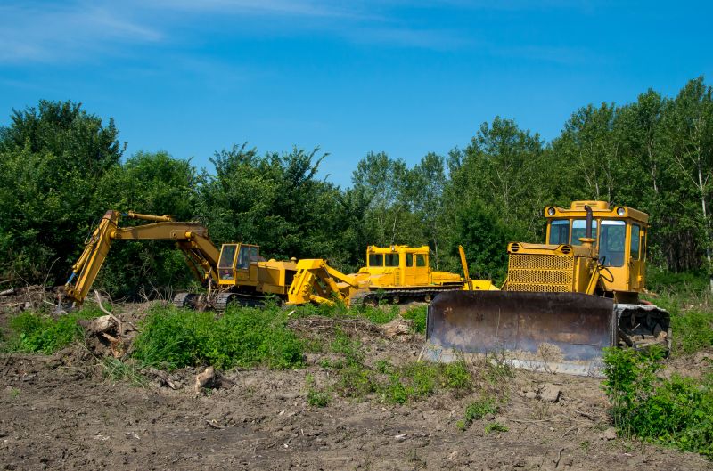 Bulldozer Clearing in Katy, TX