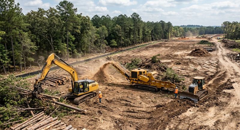 Commercial Lot Clearing in Houston, TX