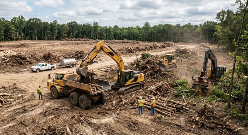 Commercial Site Clearing in Cumming, GA