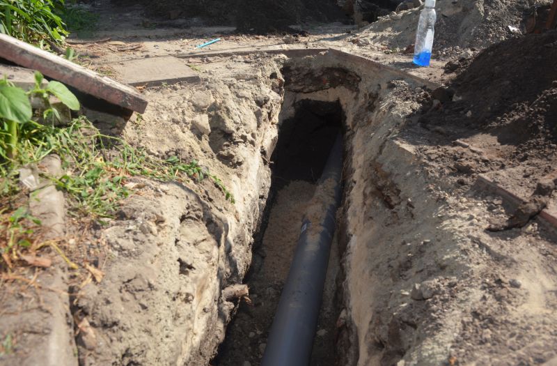 Irrigation Trenching in Houston, TX