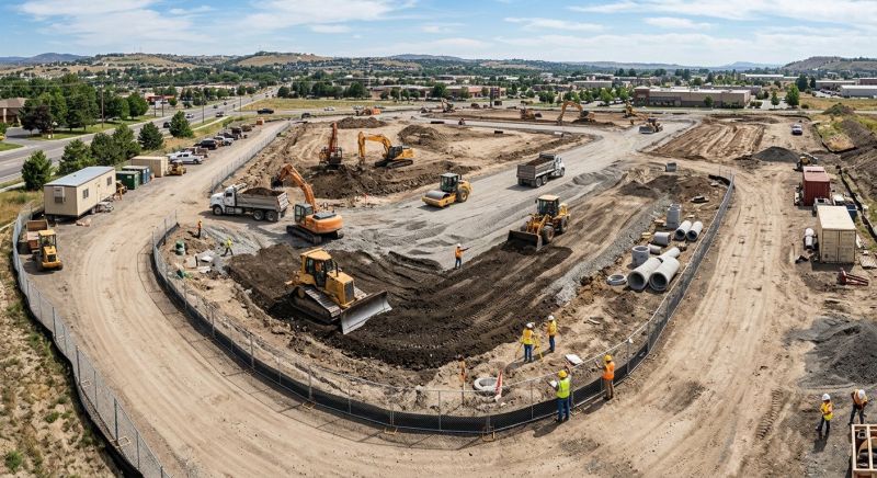 Parking Lot Site Preparation in Marietta, GA